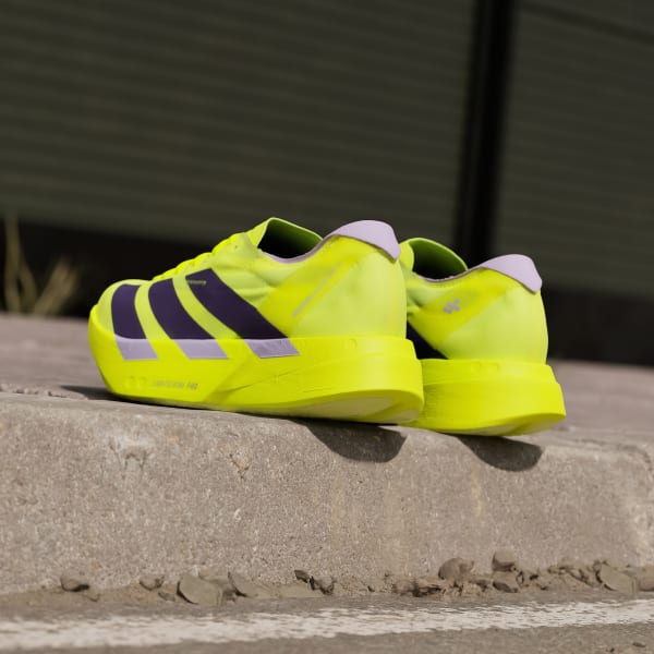 Sizing (Women) Adidas Adizero Adios Pro 4 Solar Yellow/Aurora Plum/Powder Plum JQ1690