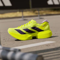 Cheap (W) Adidas Adizero Adios Pro 4 太陽黃/極光梅/淡梅色 JQ1690