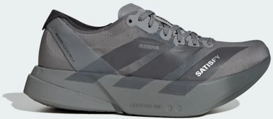 (W) adidas Adizero Adios Pro 4 W Satisfy Hitam/Metalik Malam/Kelabu Lima KH8443 Order (W) adidas Adizero Adios Pro 4 W Satisfy Hitam/Metalik Malam/Kelabu Lima KH8443
