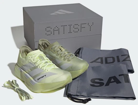 (W) adidas Adizero Adios Pro 4 W Satisfy Hijau Tent/Perak/ Lime Magic KH8444 3