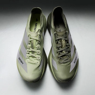 (W) adidas Adizero Adios Pro 4 W Satisfy Hijau Tent/Perak/ Lime Magic KH8444 9