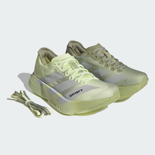 Shop (W) adidas Adizero Adios Pro 4 W Satisfy Hijau Tent/Perak/ Lime Magic KH8444