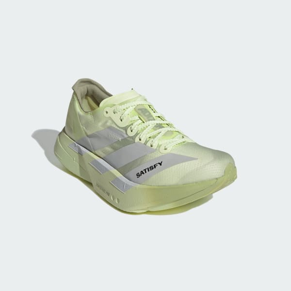 Cheap (W) adidas Adizero Adios Pro 4 W Satisfy Hijau Tent/Perak/ Lime Magic KH8444