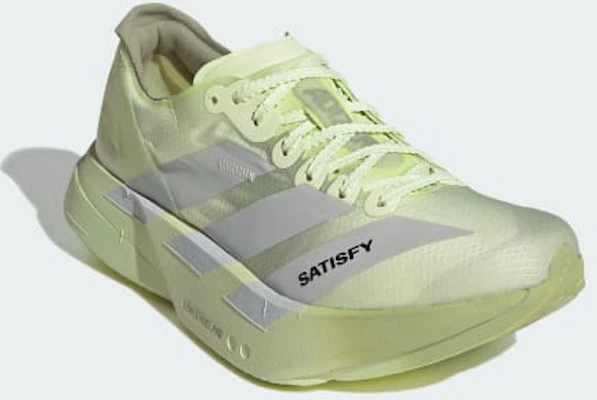 (W) adidas Adizero Adios Pro 4 W Satisfy Hijau Tent/Perak/ Lime Magic KH8444 Cheap (W) adidas Adizero Adios Pro 4 W Satisfy Hijau Tent/Perak/ Lime Magic KH8444