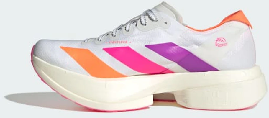 (Women) adidas Adizero Adios Pro 4 W Seoul Marathon. Cloud White/Purple Burst/Lucid Pink KJ2123 Details for (Women) adidas Adizero Adios Pro 4 W Seoul Marathon. Cloud White/Purple Burst/Lucid Pink KJ2123