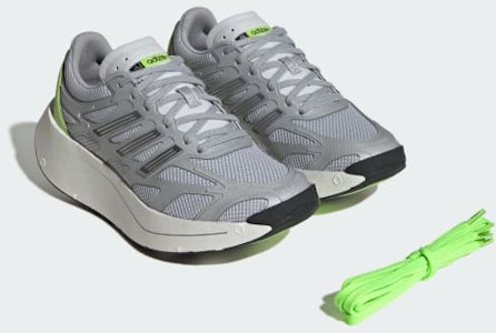 (W) Adidas Adizero Aruku 銀色/黑色/螢光綠 JR6174 1