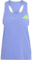 (Women) adidas Adizero Blue Running Tank Top - Soft, Breathable, Comfortable. IT4561 (Women) adidas Adizero Blue Running Tank Top - Soft, Breathable, Comfortable. IT4561