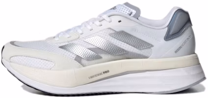 (Women) adidas Adizero Boston 10 'White Silver Metallic' GY0907 (Women) adidas Adizero Boston 10 'White Silver Metallic' GY0907