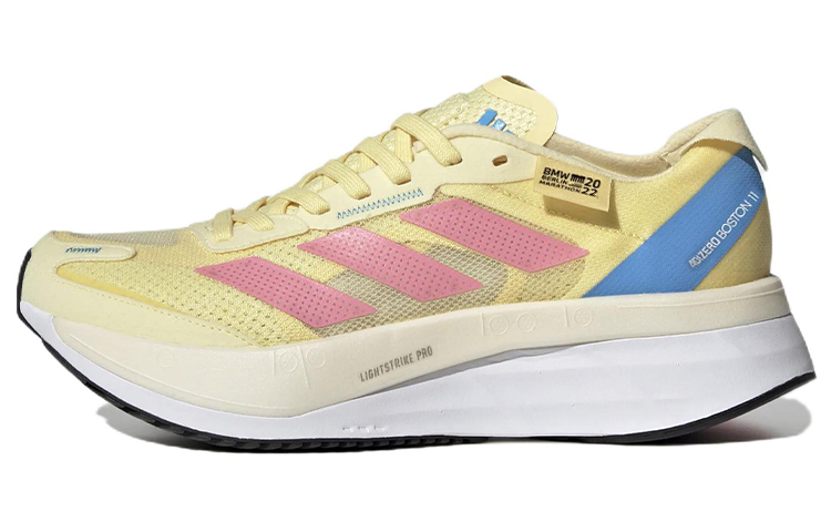(Women) adidas Adizero Boston 11 Berlin 'Yellow Bliss Pink' HP9544