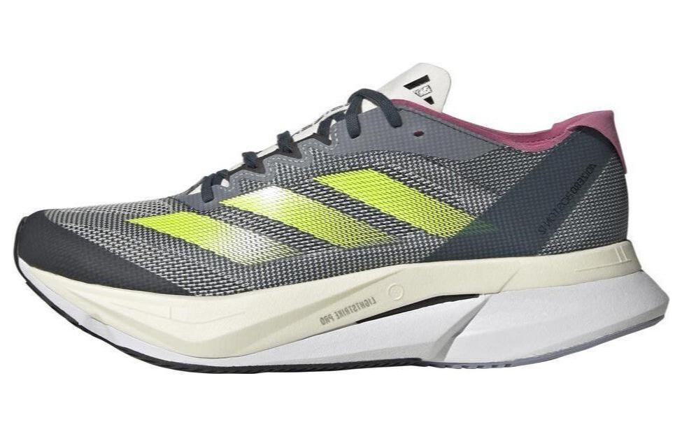 (Women) adidas Adizero Boston 12 'Arctic Night Lucid Lemon' ID6898
