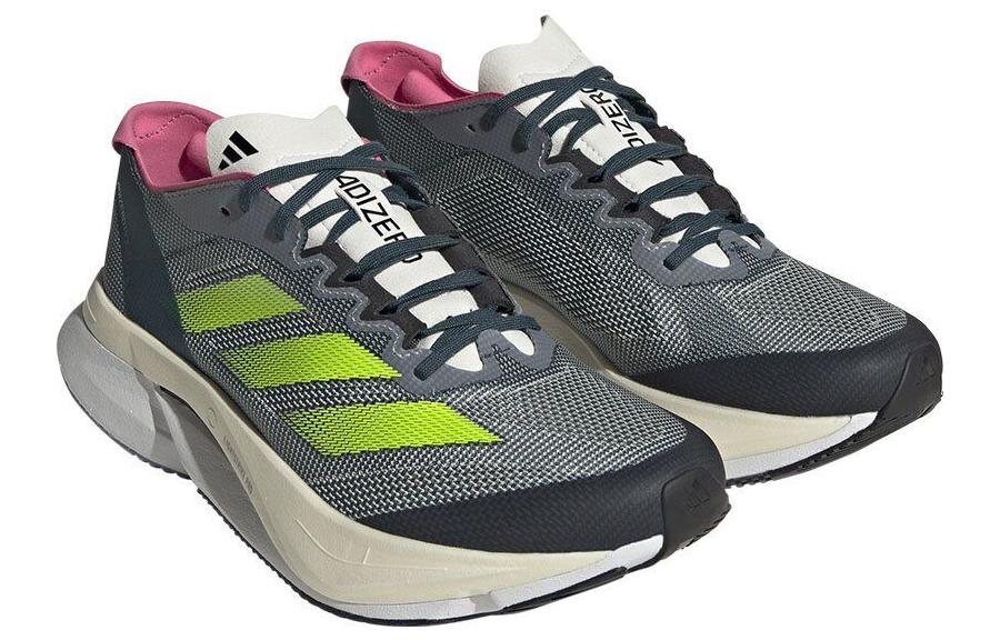 Lookbook （女款）adidas Adizero Boston 12 'Arctic Night Lucid Lemon' ID6898