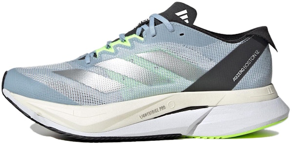 adidas Adizero Boston 12 防滑耐磨 低筒 跑步鞋 女款 藍銀黑 Buy adidas Adizero Boston 12 防滑耐磨 低筒 跑步鞋 女款 藍銀黑
