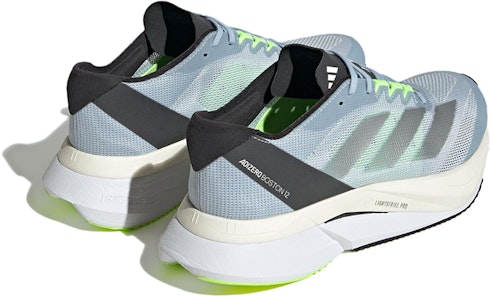 adidas Adizero Boston 12 防滑耐磨 低筒 跑步鞋 女款 藍銀黑 Shop adidas Adizero Boston 12 防滑耐磨 低筒 跑步鞋 女款 藍銀黑