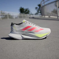 Shop (W) adidas Adizero Boston 12 ''Grijs Rood Citroen'' JI4473