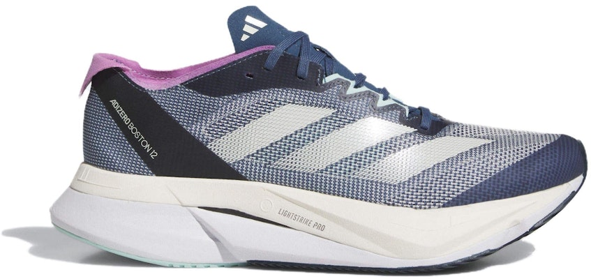 (Women) adidas Adizero Boston 12 'Preloved Ink Zero Metallic' IF9219 Order (Women) adidas Adizero Boston 12 'Preloved Ink Zero Metallic' IF9219