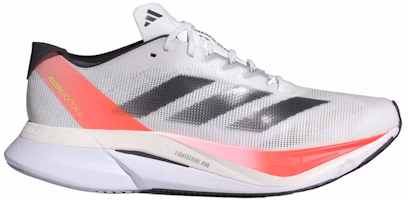 (Women) adidas Adizero Boston 12 'White Aurora Solar Red' IF9210 (Women) adidas Adizero Boston 12 'White Aurora Solar Red' IF9210