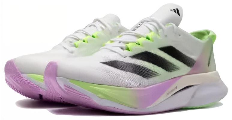 (W) adidas Adizero Boston 12 'Putih Hijau' IG3328 Order (W) adidas Adizero Boston 12 'Putih Hijau' IG3328
