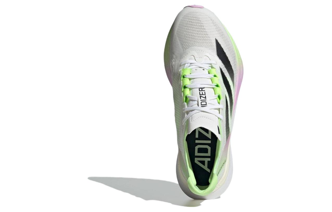 Purchase adidas Adizero Boston 12 舒適百搭 減震耐磨輕便 低筒 跑步鞋 女款 白綠