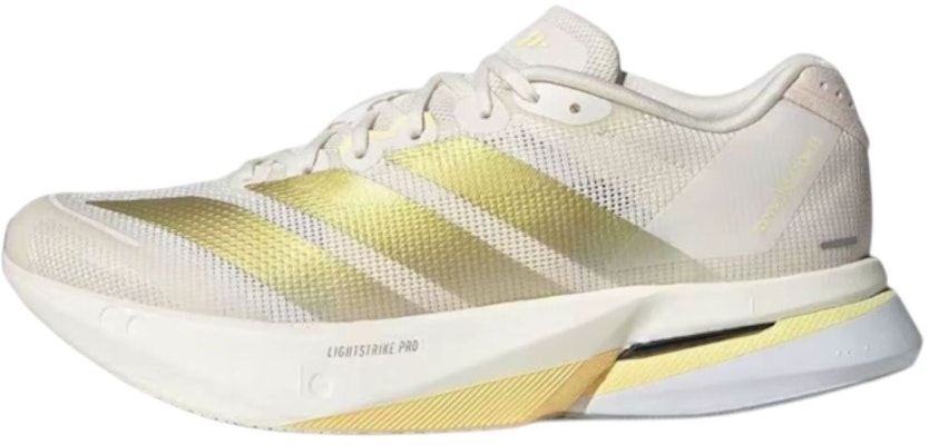 (Women) adidas Adizero Boston 13 'Chalk White Gold Metallic' JS4952 Buy (Women) adidas Adizero Boston 13 'Chalk White Gold Metallic' JS4952