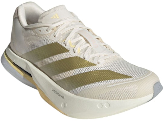(Women) adidas Adizero Boston 13 'Chalk White Gold Metallic' JS4952 Order (Women) adidas Adizero Boston 13 'Chalk White Gold Metallic' JS4952