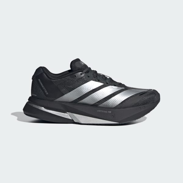 Buy (W) Adidas Adizero Boston 13 Sepatu Lari Hitam/Silver/Carbon JQ9804