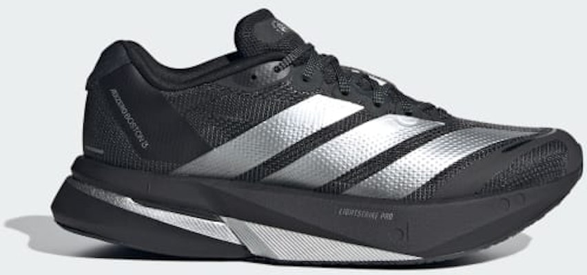 (Women) Adidas Adizero Boston 13 Running Shoes Core Black/Silver Metallic/Carbon JQ9804 Buy (Women) Adidas Adizero Boston 13 Running Shoes Core Black/Silver Metallic/Carbon JQ9804