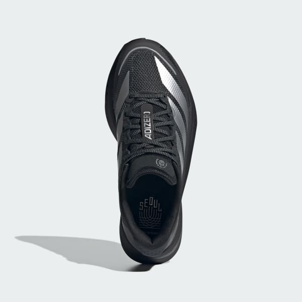 Order (W) Adidas Adizero Boston 13 Sepatu Lari Hitam/Silver/Carbon JQ9804