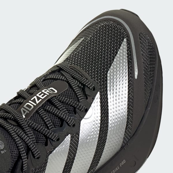 Sizing (W) Adidas Adizero Boston 13 Sepatu Lari Hitam/Silver/Carbon JQ9804