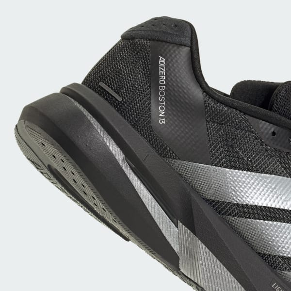 Cheap (W) Adidas Adizero Boston 13 Sepatu Lari Hitam/Silver/Carbon JQ9804