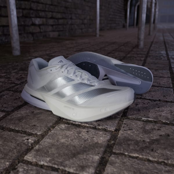 Cheap (W) 아디다스 아디제로 보스턴 13 클라우드 화이트/매트 실버/대쉬 그레이 JS4948