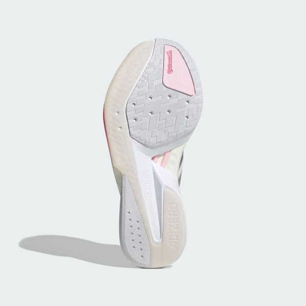 Shop (W) Adidas Adizero Boston 13 Zapatillas Running Blanco/Plateado/Rosa Claro JQ9667