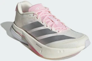 Purchase (W) Adidas Adizero Boston 13 跑鞋 核心白/銀色金屬/清透粉紅 JQ9667