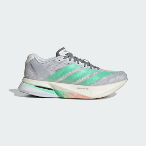 (Women) adidas Adizero Boston 13 Running Shoes Dash Grey/Pulse Mint/Haze Coral KH8867