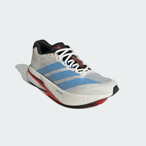 Shop (Women) adidas Adizero Boston 13 Running Shoes Off White/Light Blue/Gold Metallic KK4991