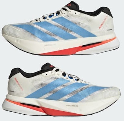 (Women) adidas Adizero Boston 13 Running Shoes Off White/Light Blue/Gold Metallic KK4991 Sizing (Women) adidas Adizero Boston 13 Running Shoes Off White/Light Blue/Gold Metallic KK4991