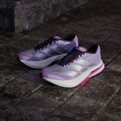 (W) Adidas Adizero Boston 13 Zapatillas de Running Ciruela/Plata/Impacto Rosa JS4955 Details for (W) Adidas Adizero Boston 13 Zapatillas de Running Ciruela/Plata/Impacto Rosa JS4955