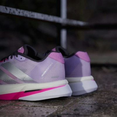 (W) Adidas Adizero Boston 13 Zapatillas de Running Ciruela/Plata/Impacto Rosa JS4955 2