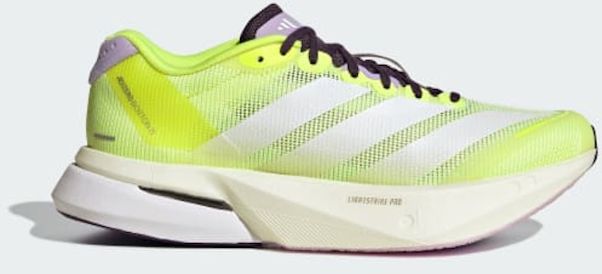 (Women) Adidas Adizero Boston 13 Solar Yellow/Cloud White/Powder Plum JP9246 Buy (Women) Adidas Adizero Boston 13 Solar Yellow/Cloud White/Powder Plum JP9246