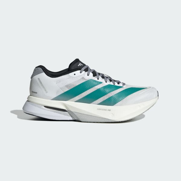 Buy (W) Sepatu Lari Adidas Adizero Boston 13 W Putih/Teal/Grey JR4793