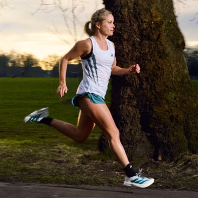 (Women) Adidas Adizero Boston 13 W Running Shoes Cloud White/Pure Teal/Grey JR4793 4