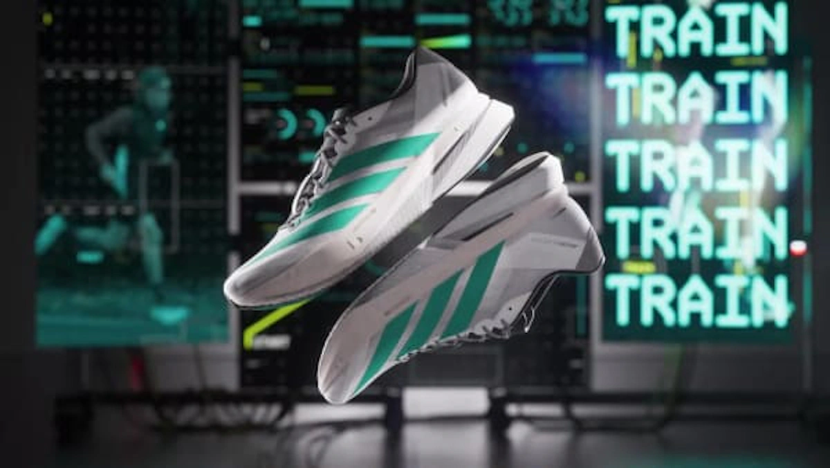 (Women) Adidas Adizero Boston 13 W Running Shoes Cloud White/Pure Teal/Grey