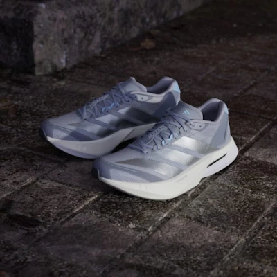 (W) 阿迪达斯 Adizero Boston 13 W 跑鞋 银色/金属银/萤光蓝 JS4949 Purchase (W) 阿迪达斯 Adizero Boston 13 W 跑鞋 银色/金属银/萤光蓝 JS4949