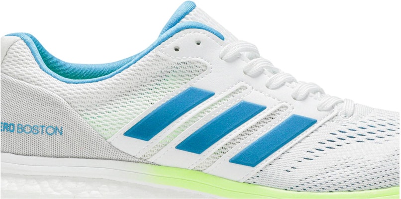 (W) adidas Adizero Boston 7 'Blanco Shock Cyan' B37385 Order (W) adidas Adizero Boston 7 'Blanco Shock Cyan' B37385