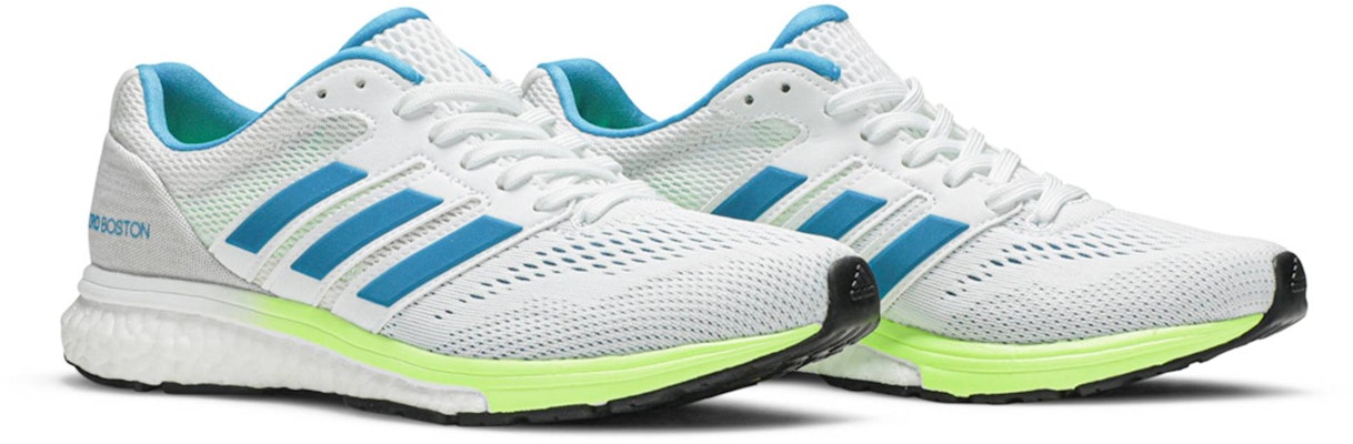 (W) adidas Adizero Boston 7 'Blanco Shock Cyan' B37385 Cheap (W) adidas Adizero Boston 7 'Blanco Shock Cyan' B37385