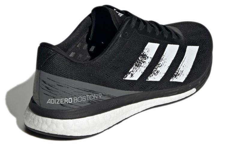 Shop 阿迪達斯 Adizero 波士頓 9 舒適 耐磨 低幫 跑步鞋 女款 黑