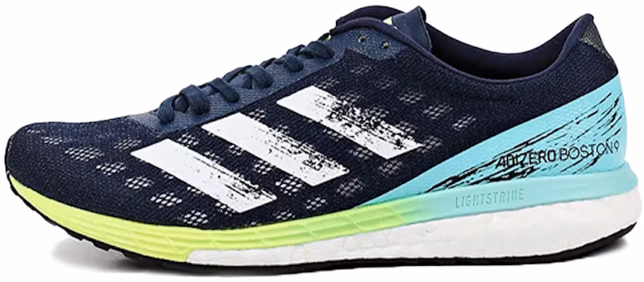 (Women) adidas Adizero Boston 9 'Blue White Yellow' H68743 Buy (Women) adidas Adizero Boston 9 'Blue White Yellow' H68743