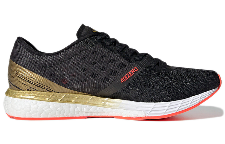 Order adidas Adizero Boston 9 耐磨防滑專業跑步鞋 女款 炭黑