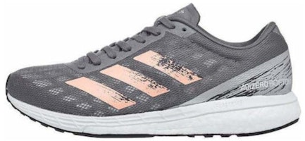 (Women) adidas Adizero Boston 9 'Light Orange Gray' EG4677 (Women) adidas Adizero Boston 9 'Light Orange Gray' EG4677