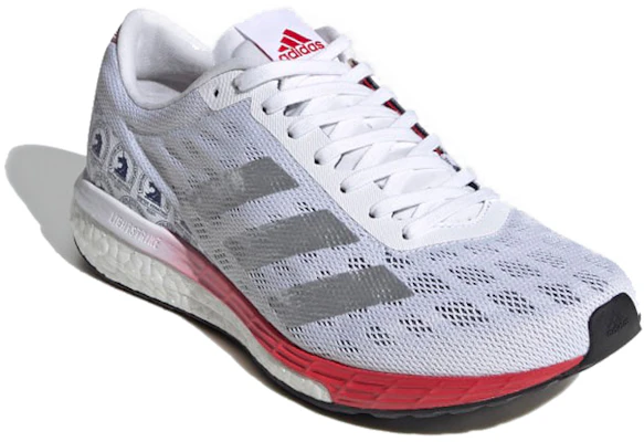愛迪達 Adizero Boston 9 女款 灰白紅 Order 愛迪達 Adizero Boston 9 女款 灰白紅