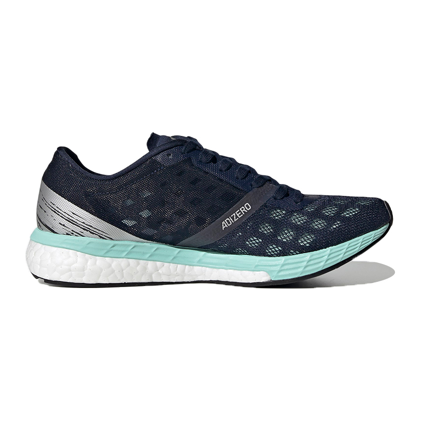 Order (W) adidas Adizero Boston 9 Blau/Grau Herren Damen Sneaker EG4676
